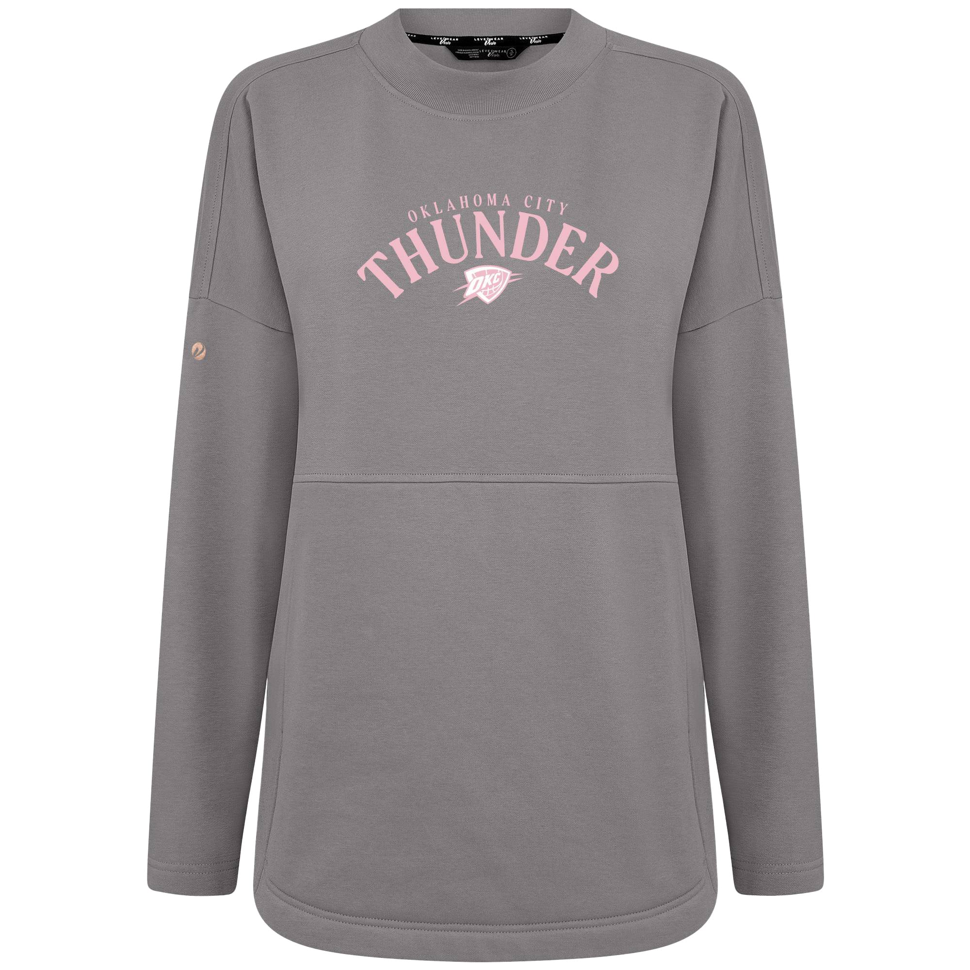 Women's Levelwear Oklahoma City Thunder Mother's Day Beaudry Arched Pullover Sweatshirt